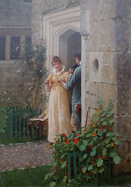 The Request by Edmund Blair-Leighton